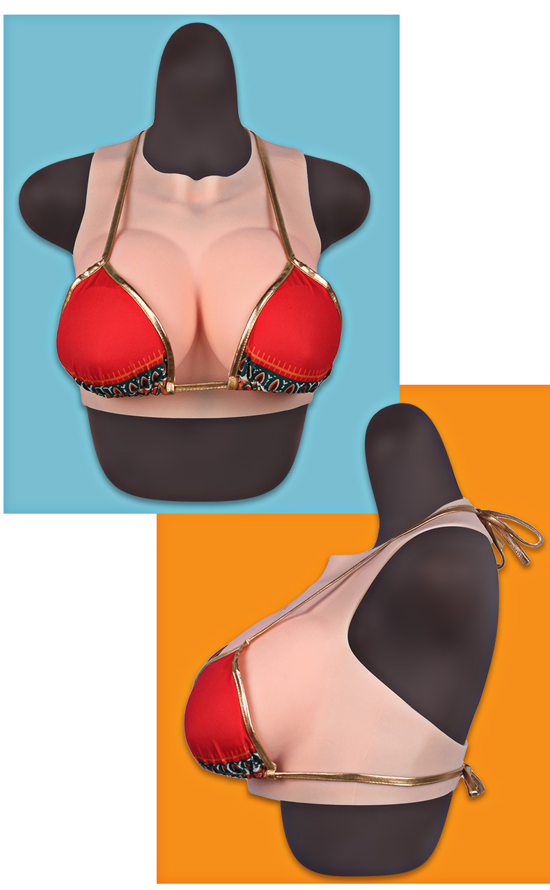 halter cutout breast forms