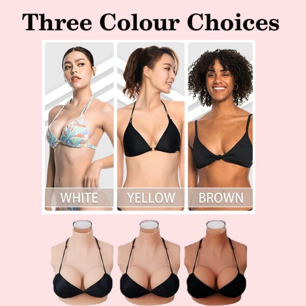 619BSfP3pYL High Quality Silicone Breastplate Comfortable Wear