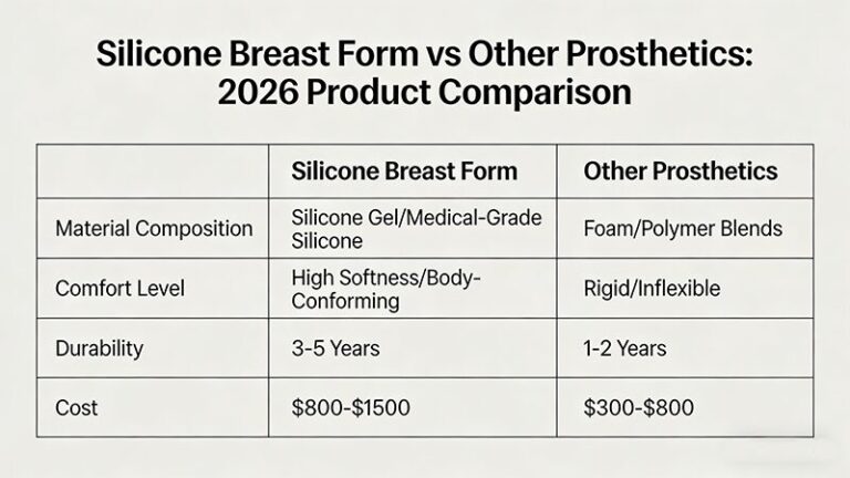 silicone breast form vs other breast prosthetics
