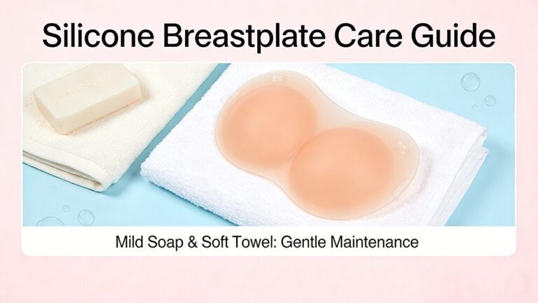 silicone breastplate care