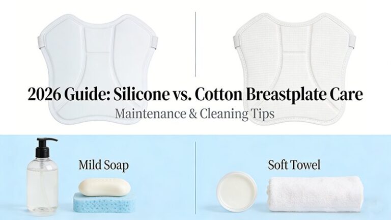 silicone vs cotton breastplate care