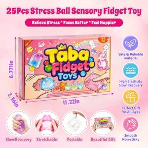 25-Piece Kawaii Squishy Toys Set 123